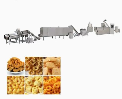 Chaîne de production continue et automatique de granule de casse-croûte 3D avec la norme de la CE