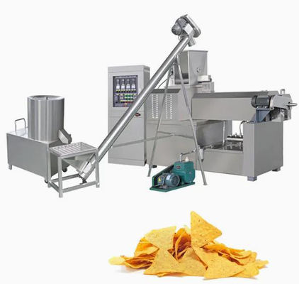 Chaîne de fabrication automatique de machine d'extrudeuse de casse-croûte de Panipuri/Golgappa Fryum 3d