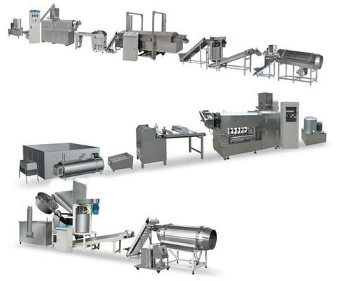 L'équipement simple d'extrusion de nourriture de vis pour des bugles de la farine 3d ébrèche la fabrication