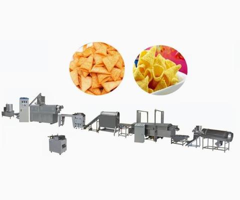 Double machine d'extrudeuse de casse-croûte de vis, ligne automatique de production alimentaire de granule