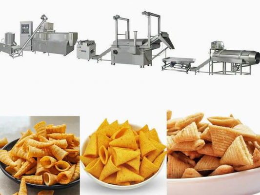 Les bugles frites expulsées de farine du casse-croûte 3D ébrèche faire la machine 50HZ