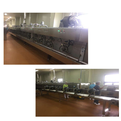 Production de biscuit d'animal familier d'équipement industriel d'aliments pour chiens d'acier inoxydable