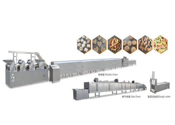 Production de biscuit d'animal familier d'équipement industriel d'aliments pour chiens d'acier inoxydable