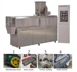 Le soja expulsent extrudeuse jumelle de machine