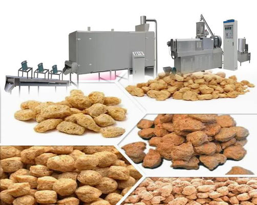 Ligne du soja d'extrudeuse de production alimentaire automatique de machine/protéine