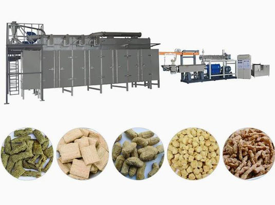 Machine d'extrusion de morceaux de soja végétaux TVP TSP 110kw Certificat CE