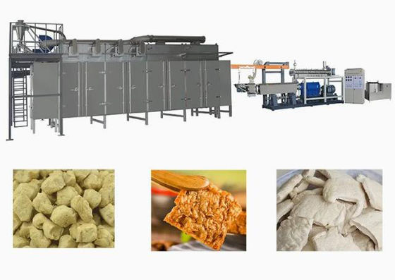 Machine à extruder automatique de soja en acier inoxydable pour l'extrusion de protéines végétales