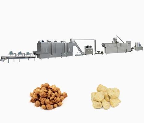 Chaîne de production texturisée d'extrudeuse de pépites de machine/soja d'extrudeuse du soja