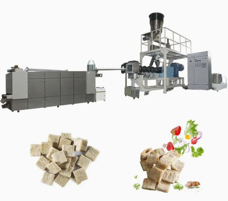 Chaîne de production texturisée d'extrudeuse de pépites de machine/soja d'extrudeuse du soja
