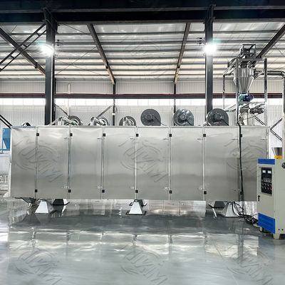 Extrudeuse continue d'aliment pour animaux familiers mâchant la chaîne de fabrication de festin, casse-croûte de chien faisant la machine