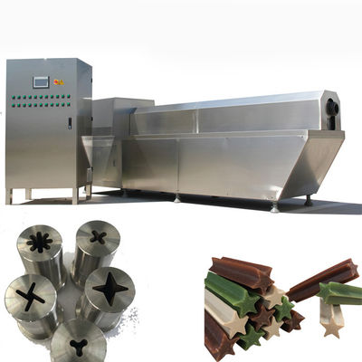 Les diverses formes choient le chien de machine de festin mâche l'extrudeuse d'installation de fabrication de casse-croûte