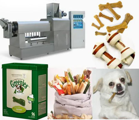 Aliment pour animaux familiers rapide traitant des machines pour les mastications à haute valeur protéique de nutrition de viande