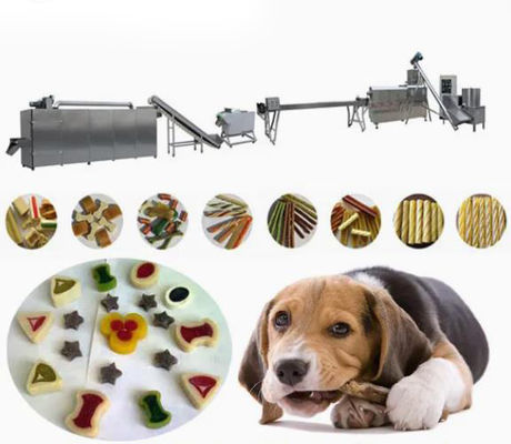 Aliment pour animaux familiers rapide traitant des machines pour les mastications à haute valeur protéique de nutrition de viande