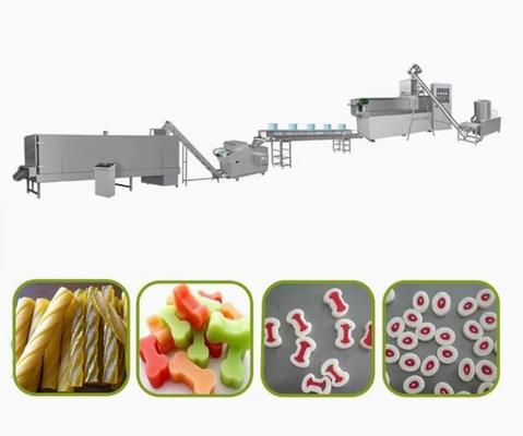 L'ANIMAL FAMILIER 100KW mâche la chaîne de production acier inoxydable de machine de festin d'animal familier