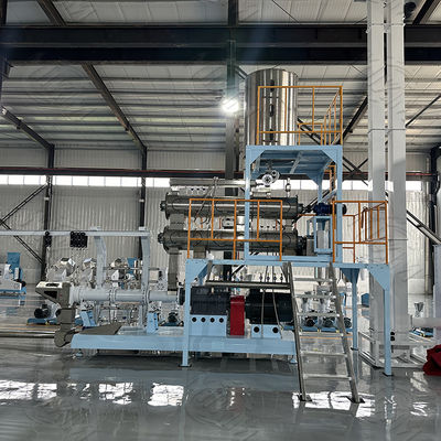 1000 kg/h Extrudeuse pour aliments pour animaux de compagnie Ligne de production de granulés de poisson 5300 X 1100 X 2300 mm
