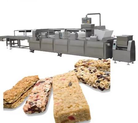 Barre gonflée de riz/arachide de sucrerie faisant la machine de machine, continue et automatique de granola de barre