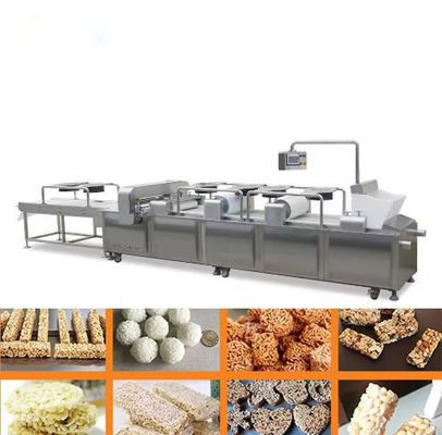 Chaîne de fabrication de casse-croûte de barre de céréale d'acier inoxydable, barre d'énergie faisant la machine