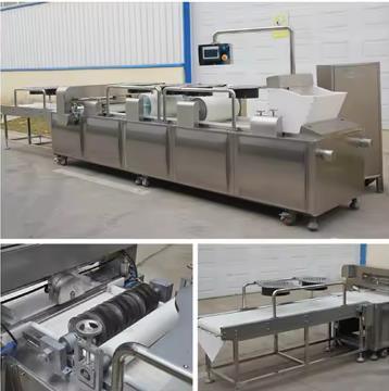 Chaîne de fabrication de casse-croûte de barre de céréale d'acier inoxydable, barre d'énergie faisant la machine