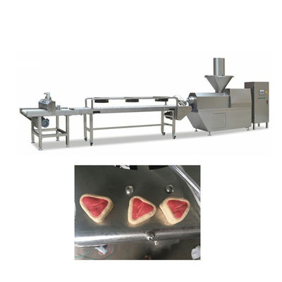 Ligne froide de production alimentaire d'animal familier d'extrusion, animal familier mâchant la machine d'os avec le contenu élevé de viande