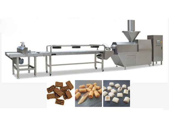 Festin saccadé de casse-croûte automatique d'animal familier formant la chaîne de fabrication d'aliment pour animaux familiers de machine/avec la certification de la CE