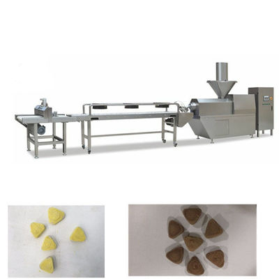 Ligne saccadée froid de production alimentaire d'animal familier de casse-croûte d'animal familier de viande expulsé