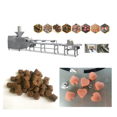 Chaîne de fabrication froide d'aliment pour animaux familiers d'extrudeuse de soins dentaires doux avec l'écran tactile