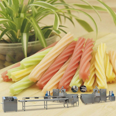 L'animal familier simple de machine de casse-croûte de chien d'extrudeuse traitent l'acier inoxydable