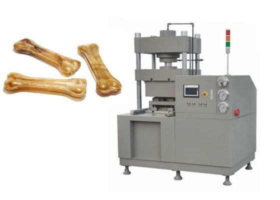 Version anglaise 60T Machine à fabriquer des aliments pour chiens en cuir de vache / Machine à presser les os pour chiens