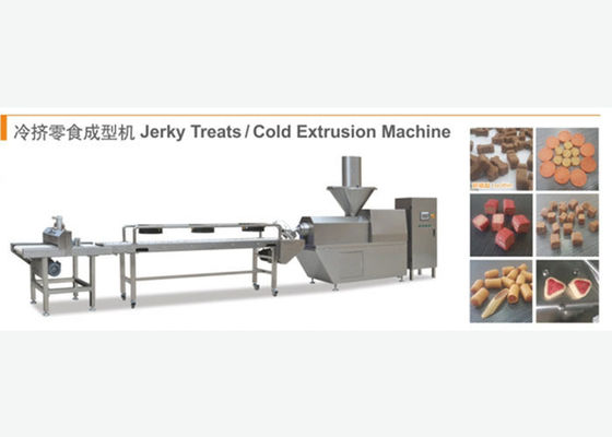 Machine saccadée expulsée froide de festin de casse-croûte de chien avec la capacité de 200-300kg par machine d'aliment pour animaux familiers d'heure