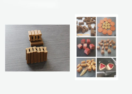 Machine saccadée expulsée froide de festin de casse-croûte de chien avec la capacité de 200-300kg par machine d'aliment pour animaux familiers d'heure