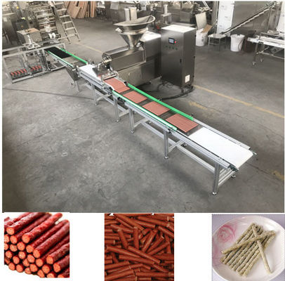 La viande automatique d'acier inoxydable dépouille la machine d'extrusion d'animal familier d'entrée
