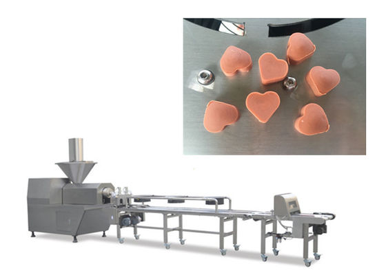 Ligne froide de production alimentaire d'animal familier d'extrusion de festin de chien pour la fabrication de festin d'animal familier