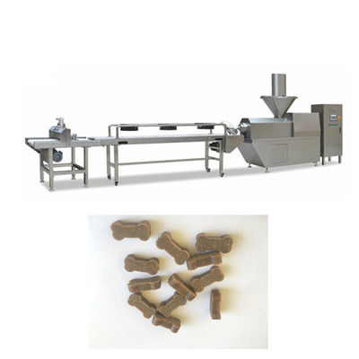 La ligne saccadée de production alimentaire d'animal familier de casse-croûte d'animal familier de poulet sec de coupe pour la formation de chien traite