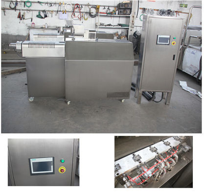 Mini ligne boudineuse à vis de production alimentaire d'animal familier de formule d'essai en laboratoire de double
