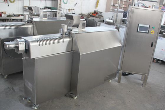 Mini ligne boudineuse à vis de production alimentaire d'animal familier de formule d'essai en laboratoire de double
