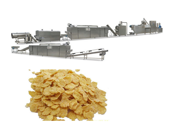 PLC en acier de moteur de Stailess Siemens de petit déjeuner de céréale d'avoine de flocons de machine complètement automatique d'extrusion