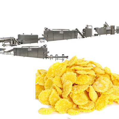 PLC en acier de moteur de Stailess Siemens de petit déjeuner de céréale d'avoine de flocons de machine complètement automatique d'extrusion