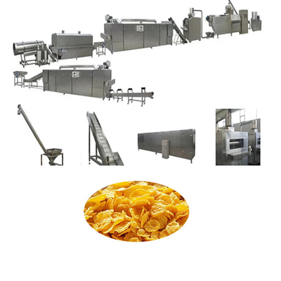 Flocons d'avoine de céréale faisant la chaîne de fabrication écran tactile de casse-croûte de machine de PLC de Siemens