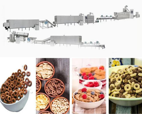 chaîne de fabrication multifonctionnelle délicieuse de flocons d'avoine de bonne représentation/céréale de petit déjeuner