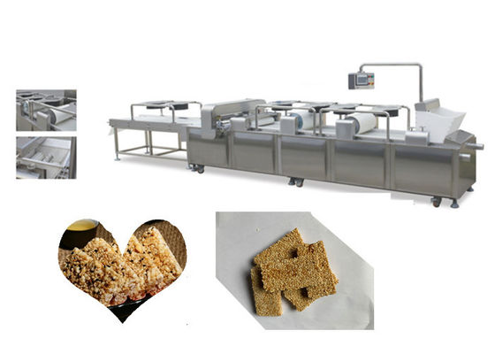 Ligne de coupe de barre de céréale de la granola 304 600kg/Hr d'acier inoxydable
