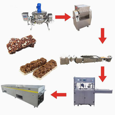 Barre automatique de céréale d'acier inoxydable faisant des casse-croûte de rectangle de machine former