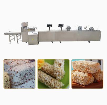 Petite barre gonflée de céréale de riz de sucrerie faisant la machine, machine de soufflage de riz