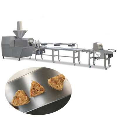 Fabrication de casse-croûte de bâton de boeuf de festin de chien d'équipement d'extrusion d'aliment pour animaux familiers de boeuf/viande de poulet/canard