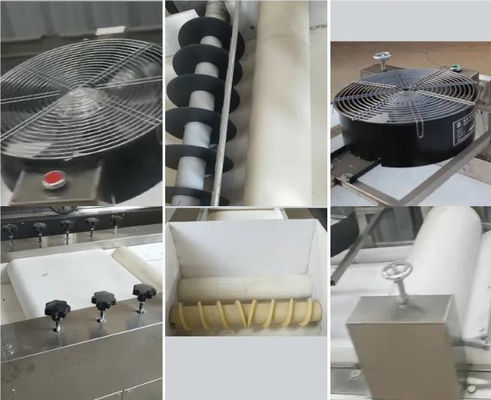 Rouleaux aplatissant et coupant la friandise d'arachide faisant le matériel de la machine SUS304