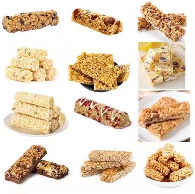 Machine à barres granola aux noix, myrtilles, continue et automatique, contrôle Siemens PLC