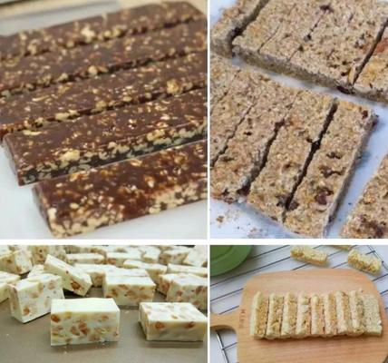 Ligne de production de barres de céréales saines, parfaites pour la coupe, version anglaise