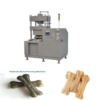 Presse à mouler naturelle d'os de chien de cuir vert, installation de fabrication d'aliment pour animaux familiers