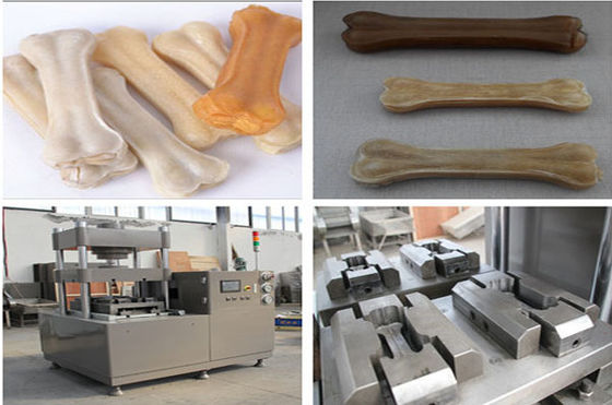 le jumeau 60T moule l'os de chien faisant à machine le CE dentaire d'os de festins approuvé