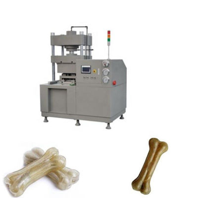 Os de chien de fabricant d'aliment pour animaux familiers faisant machine le cuir vert poursuivre le traitement de mastications