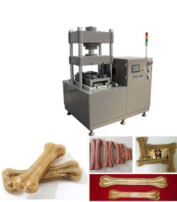 Machine à fabriquer des os pour chiens de différentes formes 9KW Machine à friandises pour animaux de compagnie en peau brute